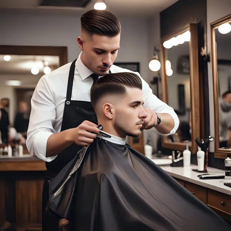 Servicio de corte premium en Barbería Basurtos